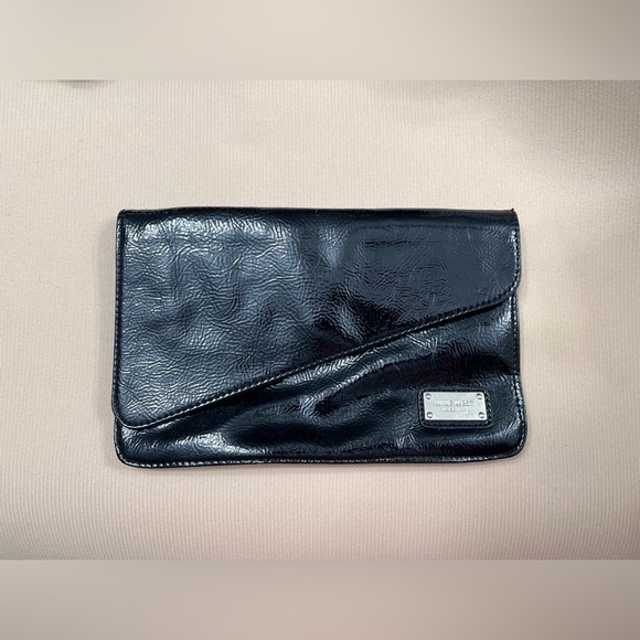 Nine West Handbags - Nine West Black Patent Leather Clutch